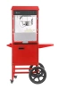 Popcornkészítő gép kocsival, piros, 1,155 kW, 230 V | HENDI 282830