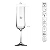 Pezsgős poharak SPARKLING WINE 250 AXIS, 250 ml, 6 darabos készlet | KROSNO GLASS F57C978022001010