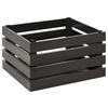 GN SUPERBOX büfé doboz, fekete színű, 35x29x20 cm | APS 11724