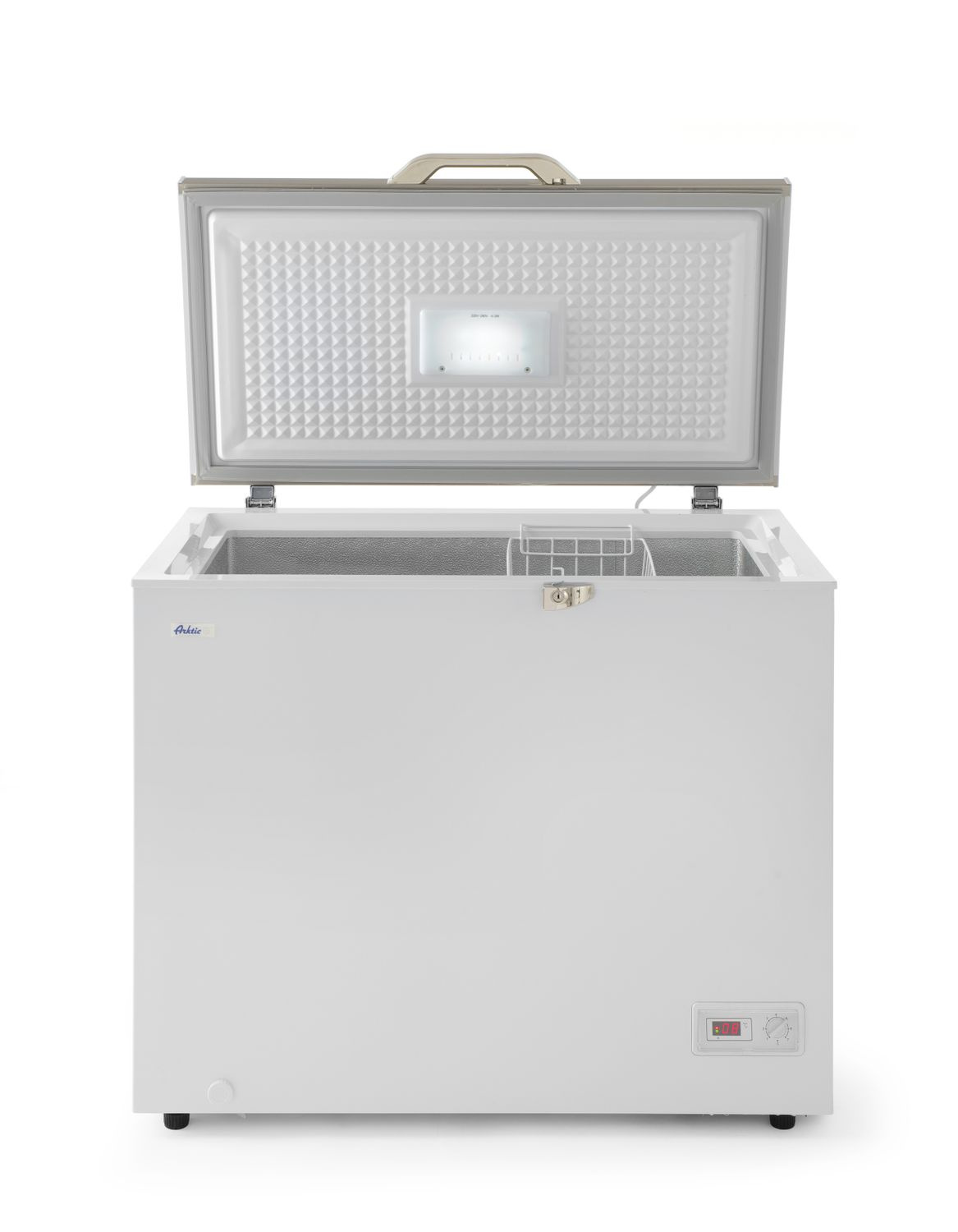 Mélyhűtőláda 190 l, statikus hűtőrendszer, zár, 0.12 kW | ARKTIC 233856