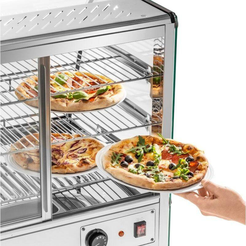 Melegített üvegkivitelű bemutató vitrin 120 l, 1.1 kW | FORGAST FG09642