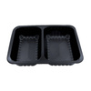 Ebédtároló dobozok elviteles ételekhez, 2 rekeszes, 22,7x17,8x4 cm - 320 db | GUILLIN MAPCOR2C22740DC