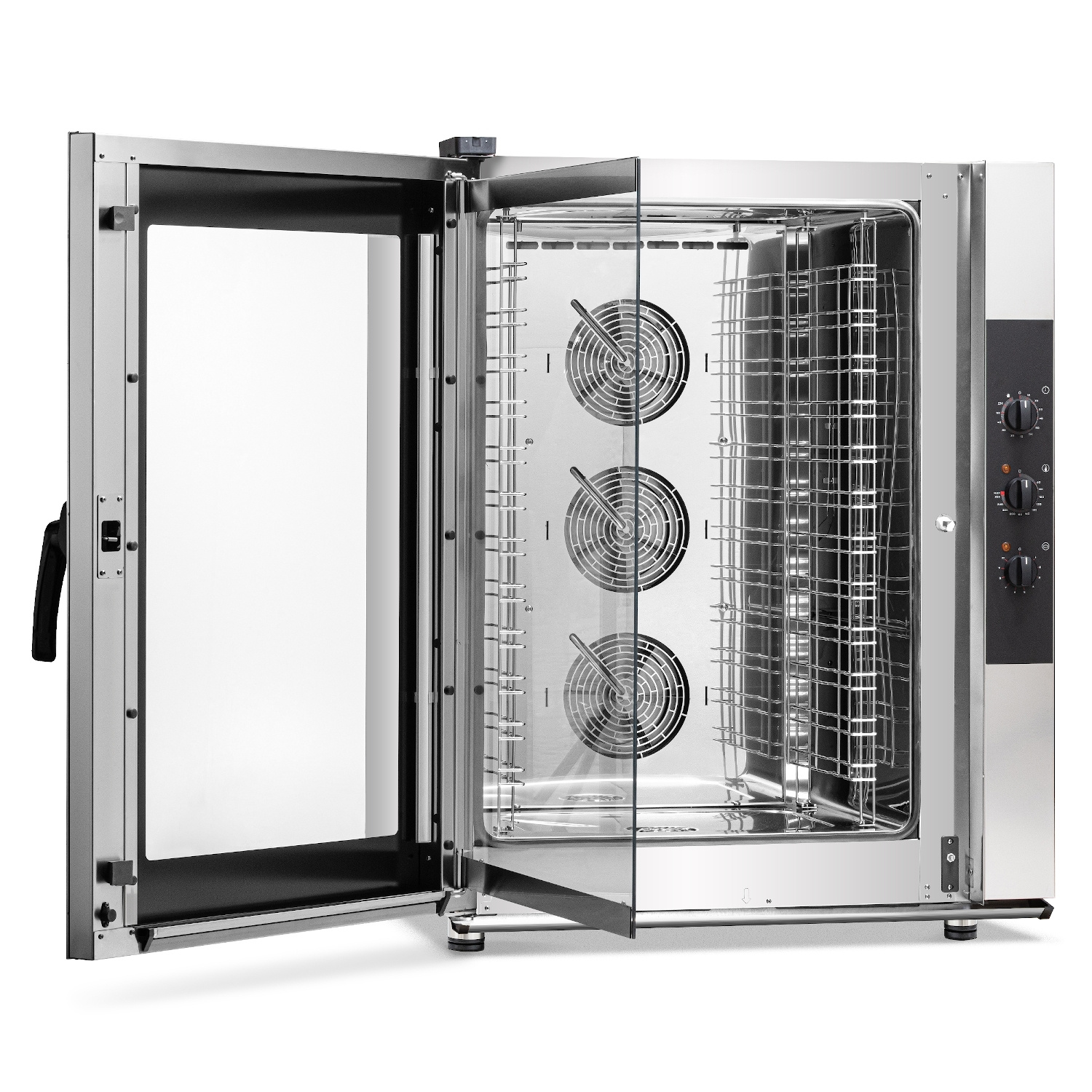 Elektromos kombi pároló sütő Alpha 12 GN 1/1, kézi vezérlés, 15,8 kW, 400 V | PROFICHEF PCA311012