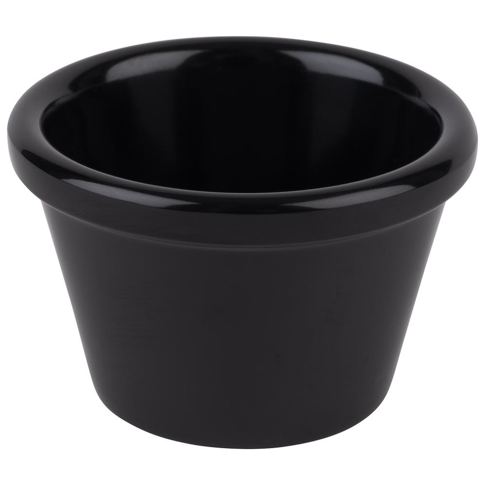 Mártogatós tálka CASUAL, fekete, melaminból, 6x4 cm, 50 ml | APS 83798