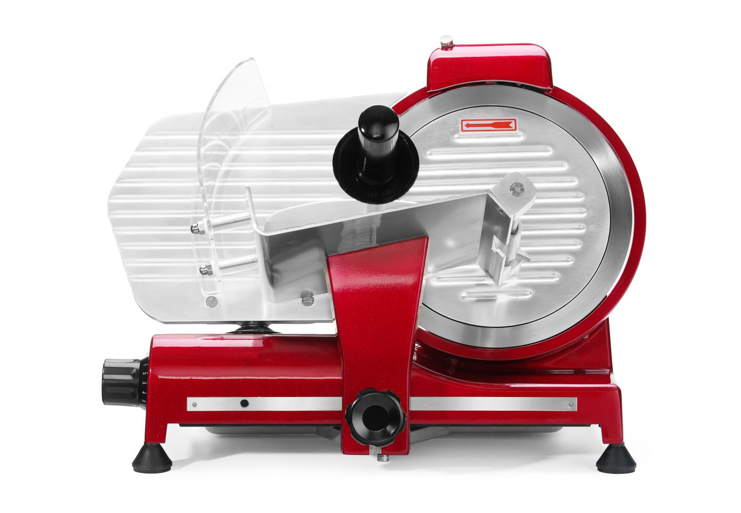 Szeletelő Profi Line 250 red edition, vágás 0–15 mm, kés átmérője 25 cm, 230 V | HEENDI 210086