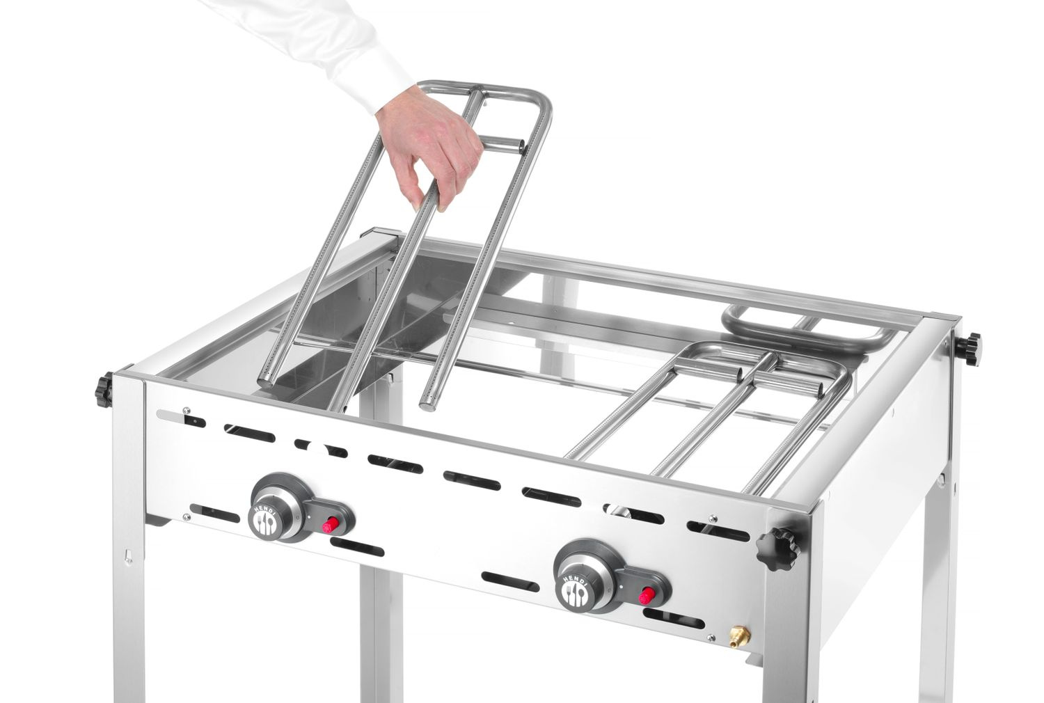 Gázgrill Green Fire Profi Line 2 égős, 11.6 kW | HENDI 149508