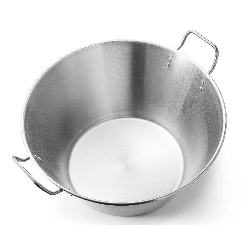 Acél üst rozsdamentes acélból, fogantyúkkal, átm. 50 cm | FORGAST FG02850