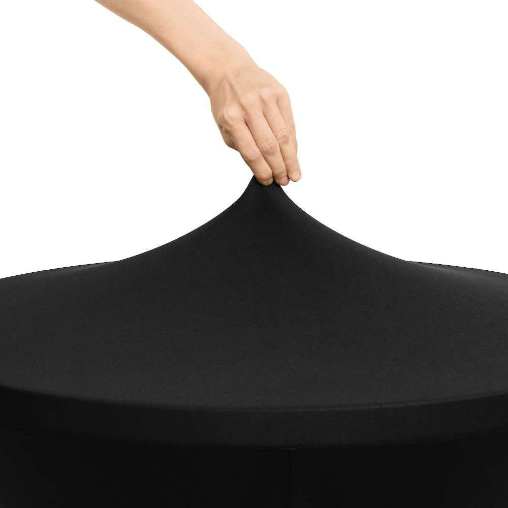 Koktélasztal huzat 80 cm fekete | FORGAST FG03820