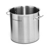 Magas rozsdamentes acél fazék fedővel, 6,3 l, 20 cm átmérő | FORGAST FG02221A