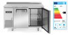 Hűtőasztal Kitchen Line 2 ajtós, 220 l, 120x60x85 cm, Embraco aggregát, 0.3 kW | ARKTIC 233344