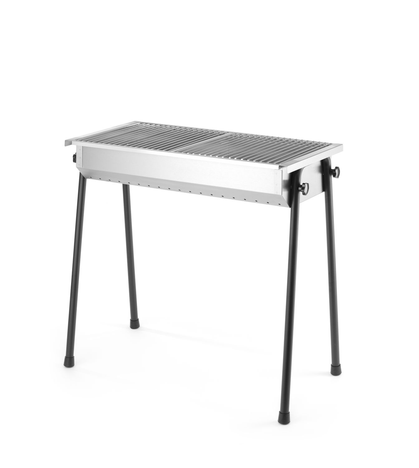 Grill teraszra faszénnel, rács 34,5x34,5 cm | HENDI 150603