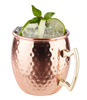 MOSCOW MULE bögre, kalapált réz, átmérő 9 cm, 500 ml | APS 93311