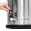 Acél termosz 10 l csappal | FORGAST FG05910