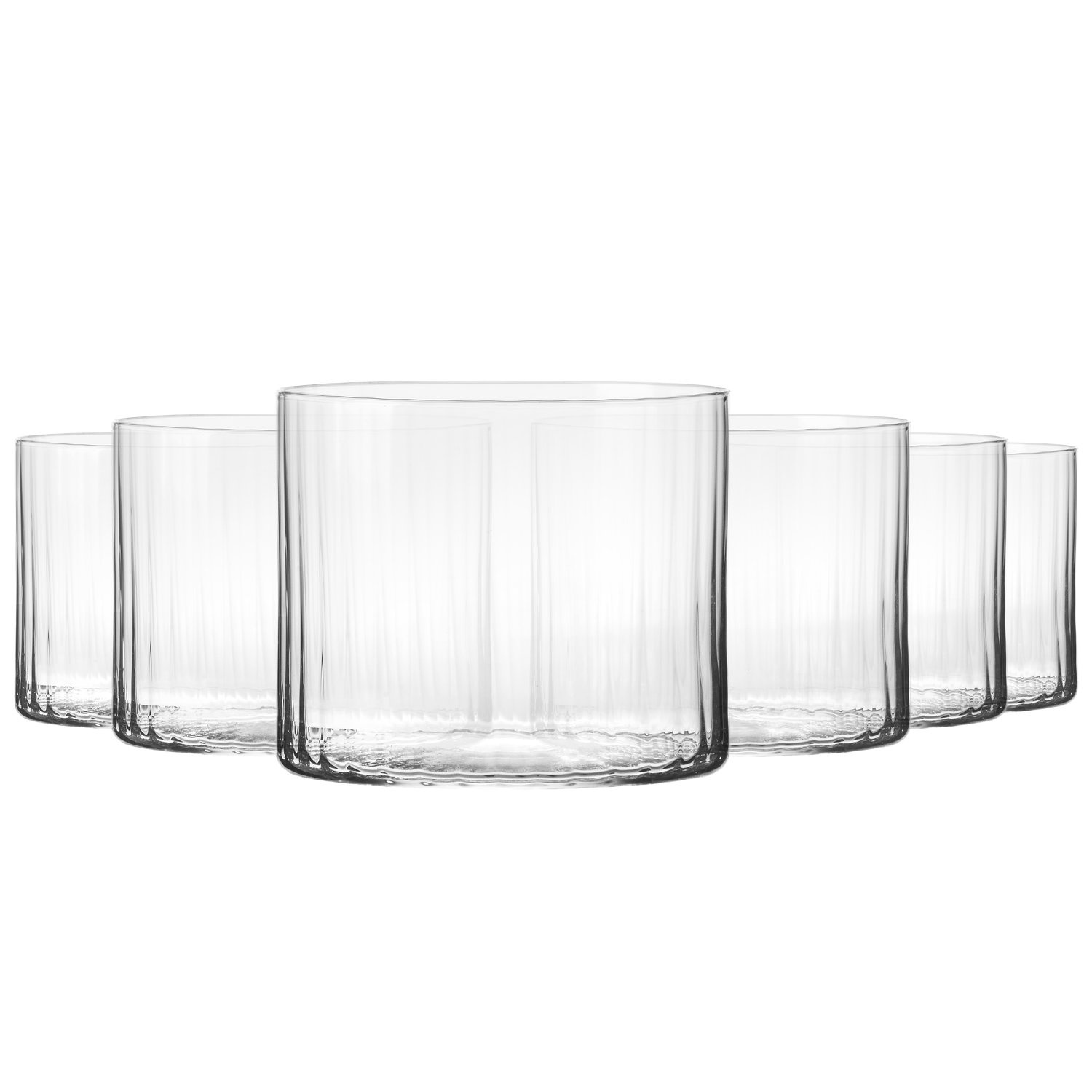 Poharak XNO TUMBLER OPTIC 390, 390 ml, 6 darabos készlet | KROSNO GLASS F685179031008050