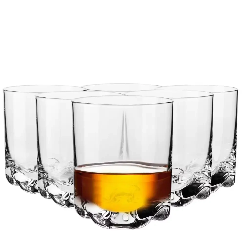 Whiskys poharak Mixology 330 ml látványos aljjal - 6 darabos készlet | KROSNO GLASS F68C810028001010