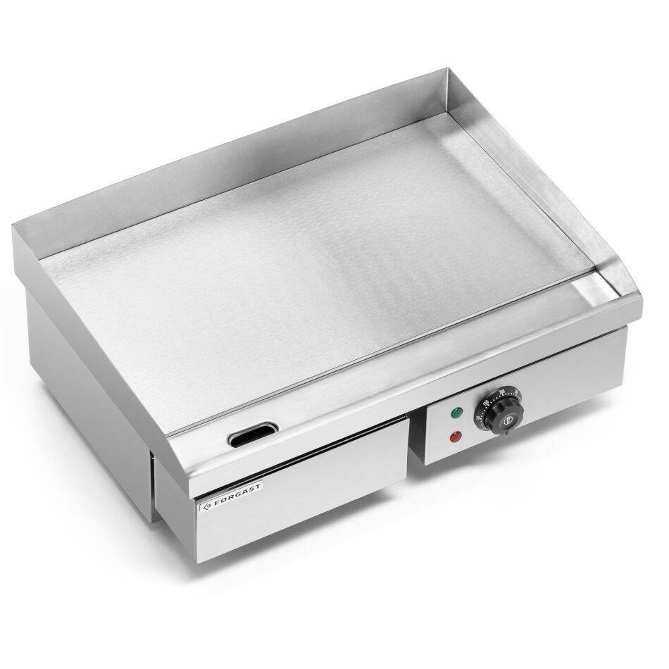 Elektromos grilllap, sima, 50x35 cm, 3 kW | FORGAST FG09103