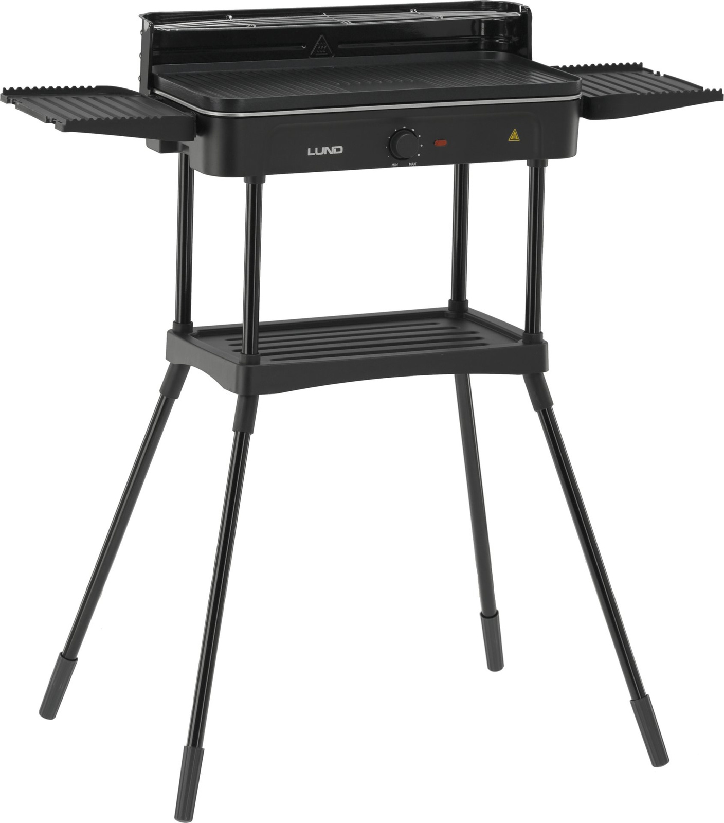 Elektromos álló grill bordázott sütőlappal, 2,2 kW | LUND 67424