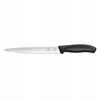 Filézőkés Swiss Classic fekete, penge hossza 20 cm | VICTORINOX 6.8713.20B