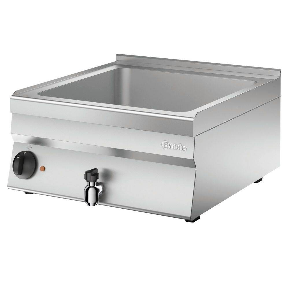 Elektromos asztali bain-marie csappal 1 GN 1/1 + 2 GN 1/4 | BARTSCHER 115112