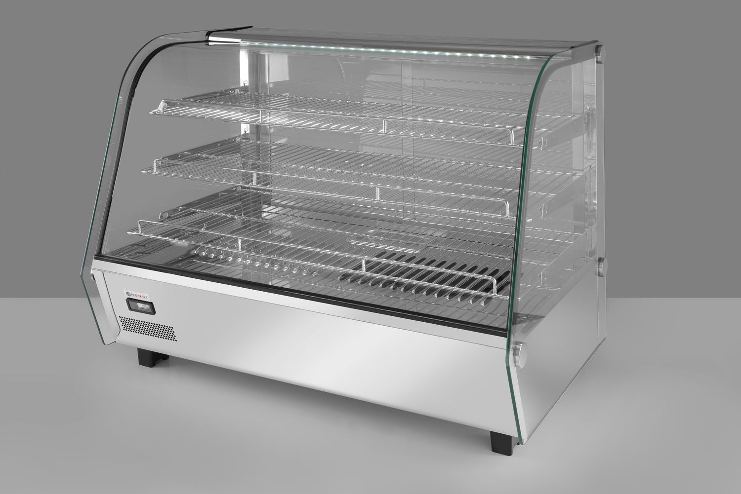 Állítható melegen tartó vitrin 160 l, 1.5 kW, 230 V | HENDI 233733