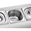 Ételkiállító 4 GN 1/6-hoz, 68.2x24.5x21.5 cm | FORGAST FG11416