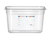 GN 1/3 edény, mélység 20 cm, polipropilénből, HACCP | HENDI 880258