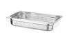 GN 1/1 edény, mélység 10 cm, rozsdamentes acélból, KITCHEN LINE, perforált | HENDI 807132