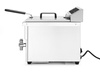 Indukciós olajsütő Kitchen Line 1 medencés 8 l, 3,5 kW, 230 V | HENDI 215012