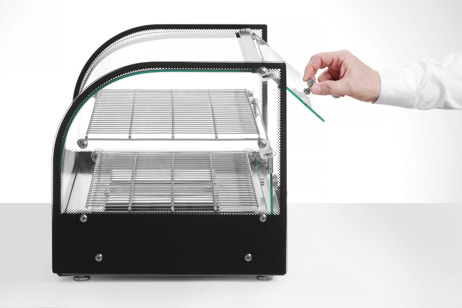 Melegentartó vitrin, 0.5 kW, 230 V | HENDI 273999
