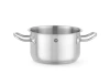 Közepes rozsdamentes acél fazék Kitchen Line, űrtartalma 1,9 l, átmérője 16 cm, magassága 9,5 cm | HENDI 837696