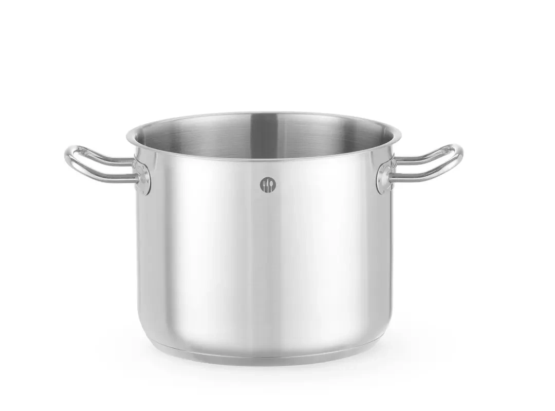 Rozsdamentes acél magas fazék fedő nélkül, Kitchen Line, űrtartalom 5 l, átmérő 20 cm, magasság 16 cm | HENDI 837764