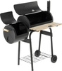 Faszenes grill füstölővel, grillrács 60x30 cm | LUND 99901