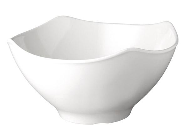 Tál GLOBAL BUFFET melaminból, fehér, 25.5x25.5x13 cm, űrtartalom: 3 l | APS 83799