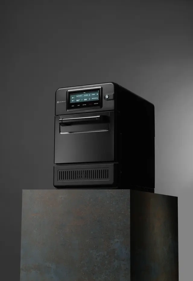 Konvekciós-mikrohullámú sütő CombiTurbo, 18 L, fekete, 230V/3000 W | HENDI 281277