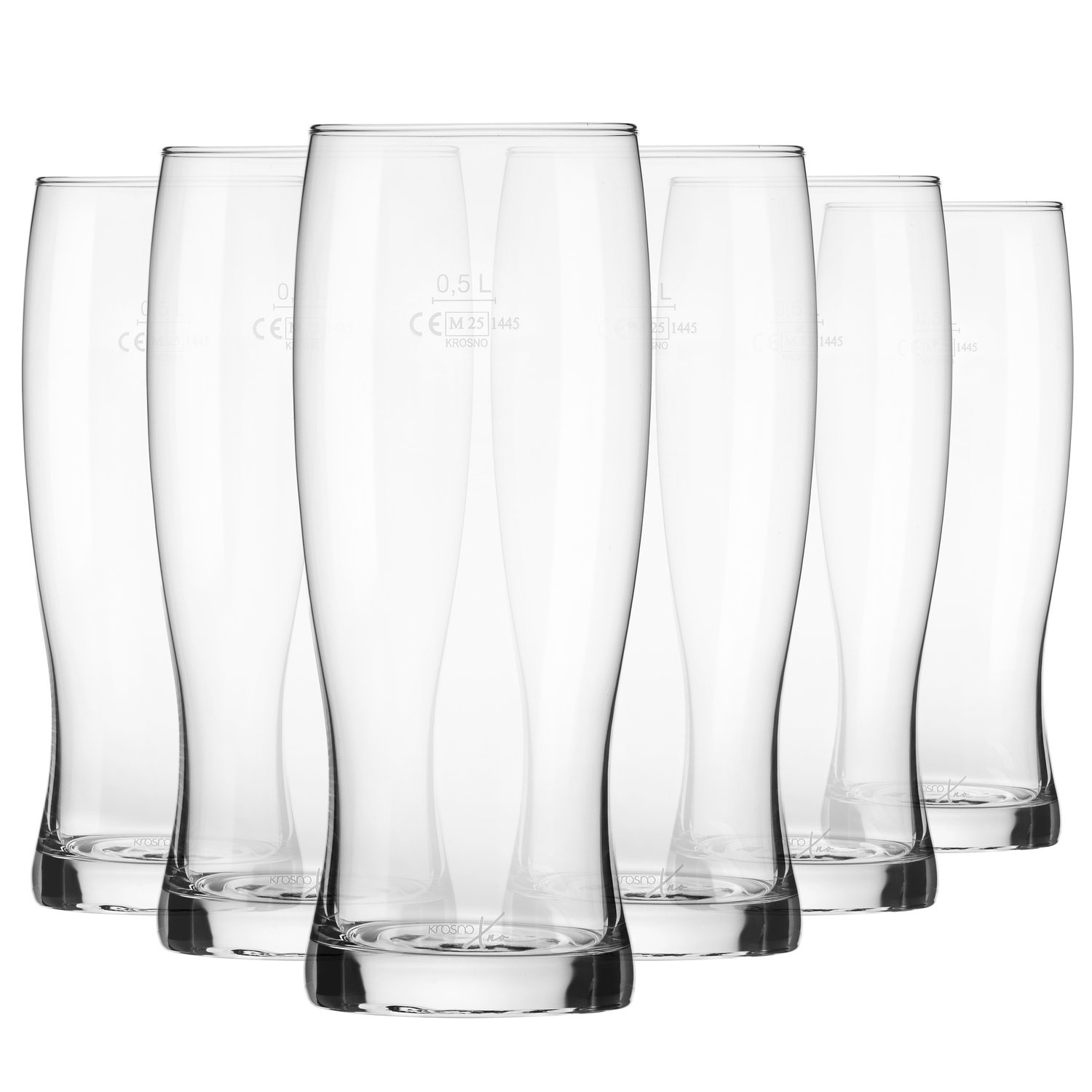 Söröspoharak XNO BEER TUMBLER 650 ICE, 650 ML, 6 darabos készlet | KROSNO GLASS F684756050081Z40