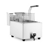Mastercook digitális vezérlőpaneles elektromos olajsütő leeresztőcsappal, 8 l, 3.5 kW | HENDI 207369