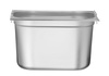 GN 1/2 edény, mélység 20 cm, acél, fogantyúkkal | HENDI 817353