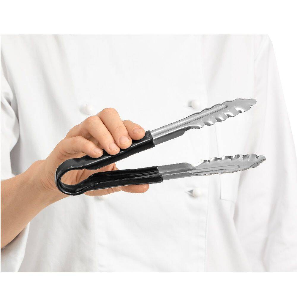 HACCP szervírozó fogó, fekete, 24 cm | FORGAST FG11123