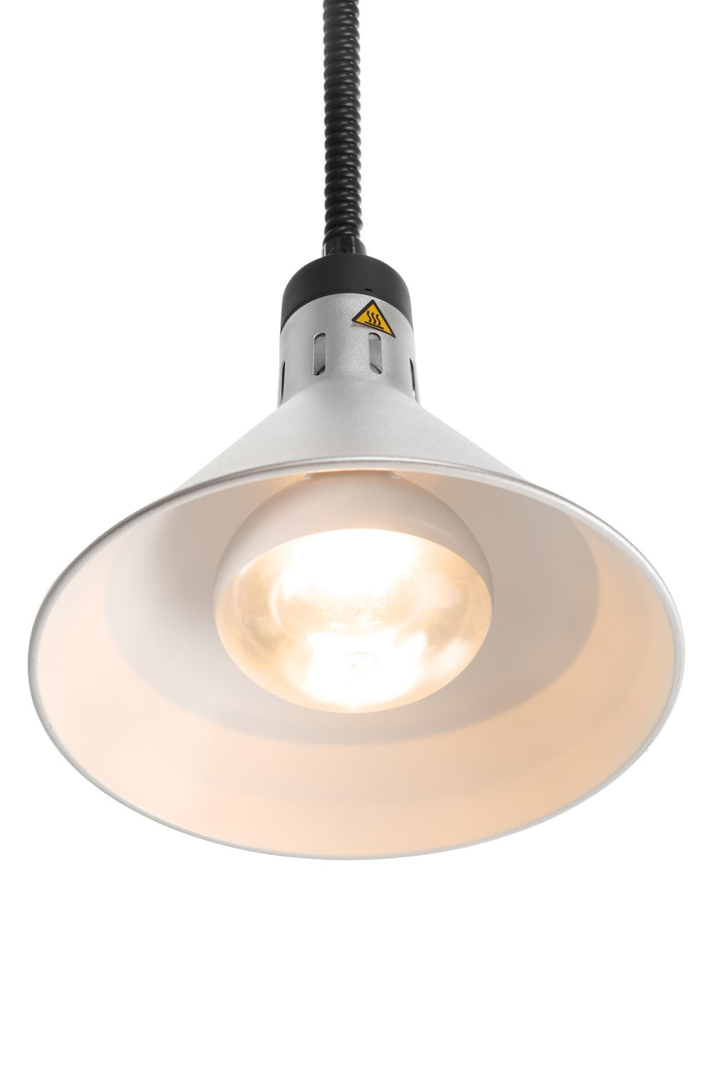 Ételmelegítő lámpa, ezüst színű, 27.5 cm, 0.25 kW | HENDI 273869