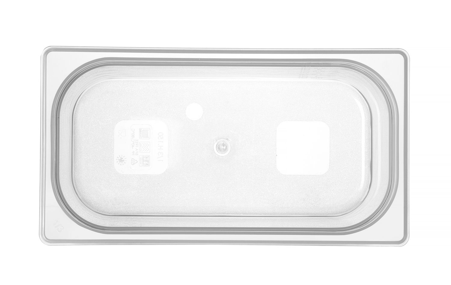 GN 1/3 edény, 10 cm mély, HACCP polipropilénből | HENDI 880272