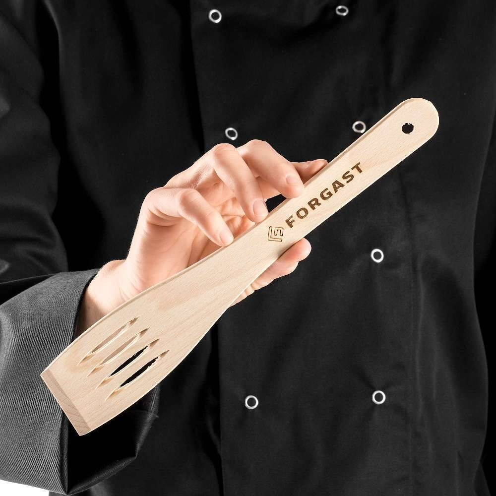 Fa spatula áttört 30 cm | FORGAST FG12656