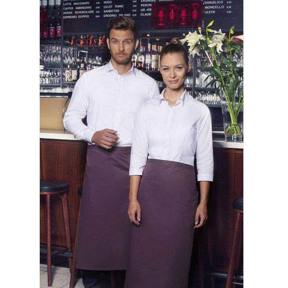 Kellner kötény bistro basic padlizsán | KARLOWSKY BBSS 1-39-Stck