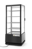 Hűtött vitrín 98 l, fekete, LED, 2-6°C | HENDI 233269