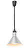 Ételmelegítő lámpa, ezüst színű, 27.5 cm, 0.25 kW | HENDI 273869