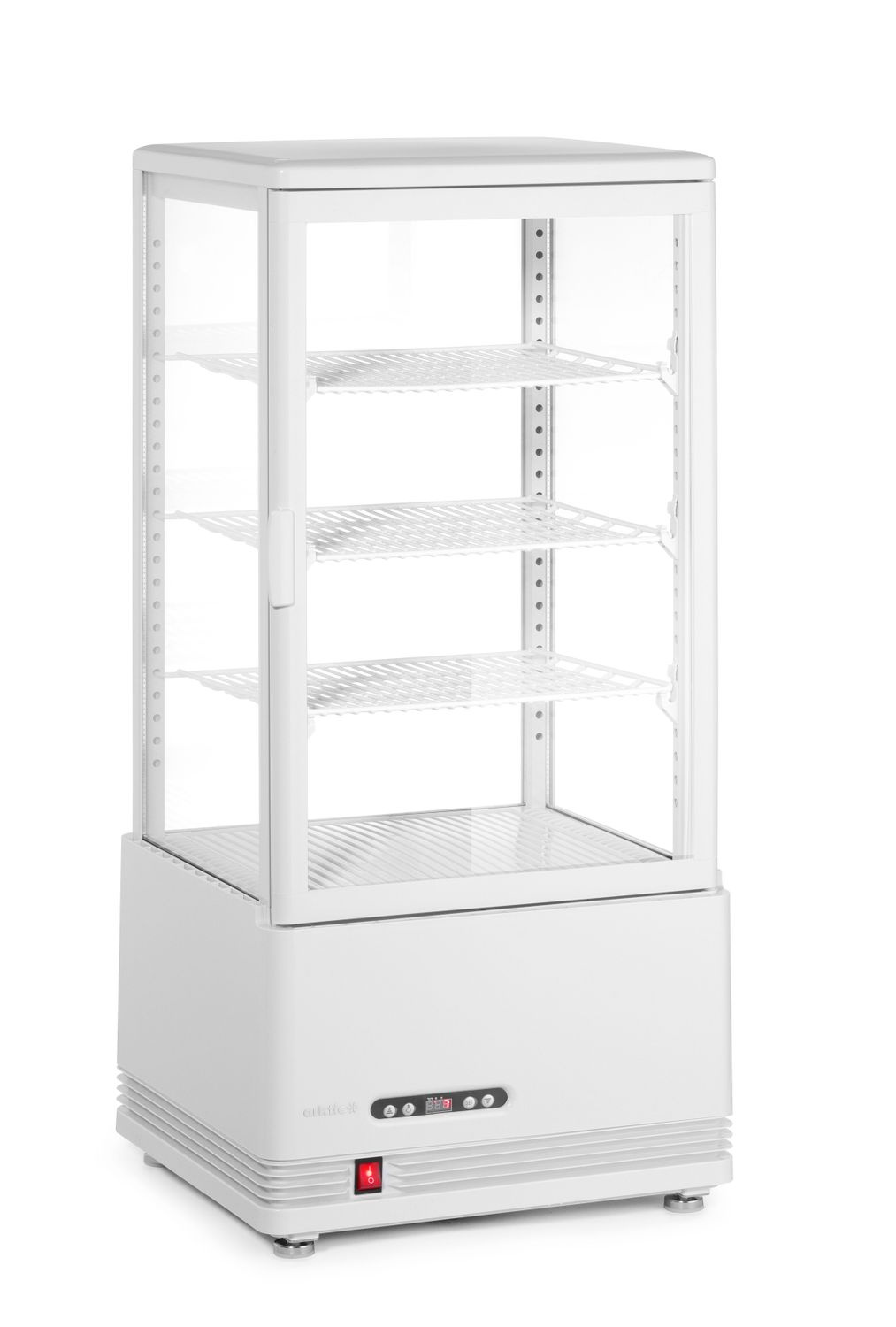 Hűtött bemutatóvitrin 78 l, fehér, LED, automatikus leolvasztás | ARKTIC 233641