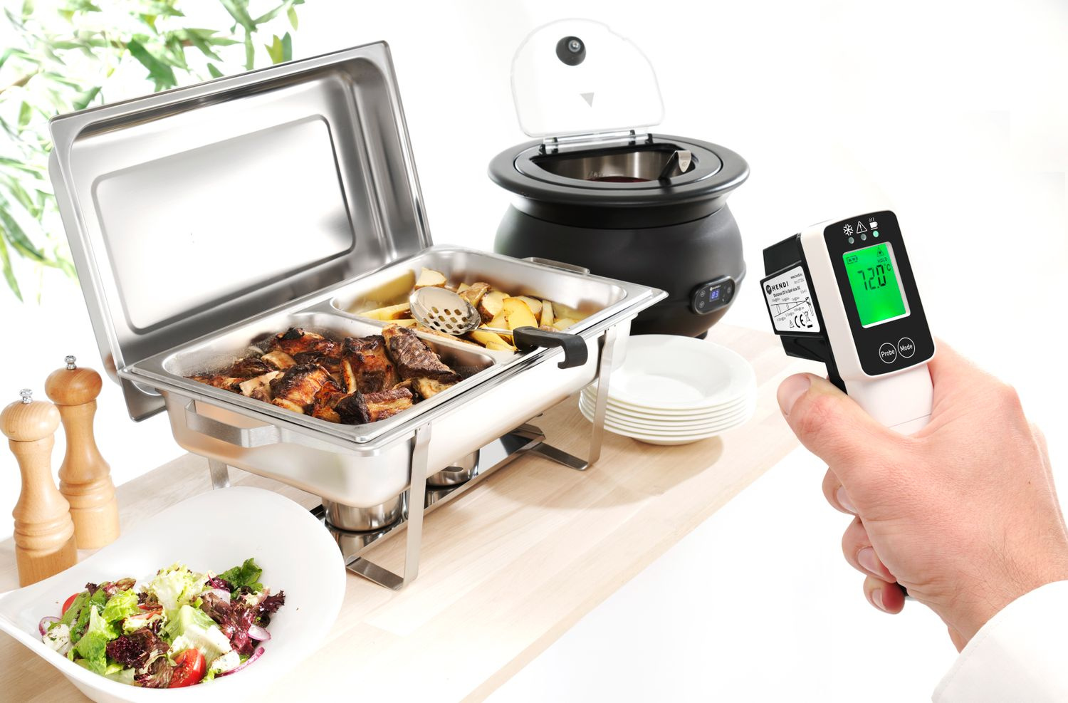 Digitális hőmérő szondával HACCP | HENDI 271254