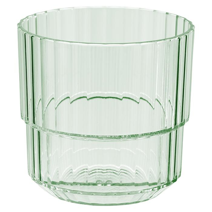 Tritán pohár LINEA, zöld színű 220 ml, 8.5x8 cm, 48 darabos készlet | APS 10571