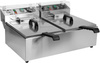 Elektromos olajsütő 2 rekeszes 2x6 l | YATO YG-04622