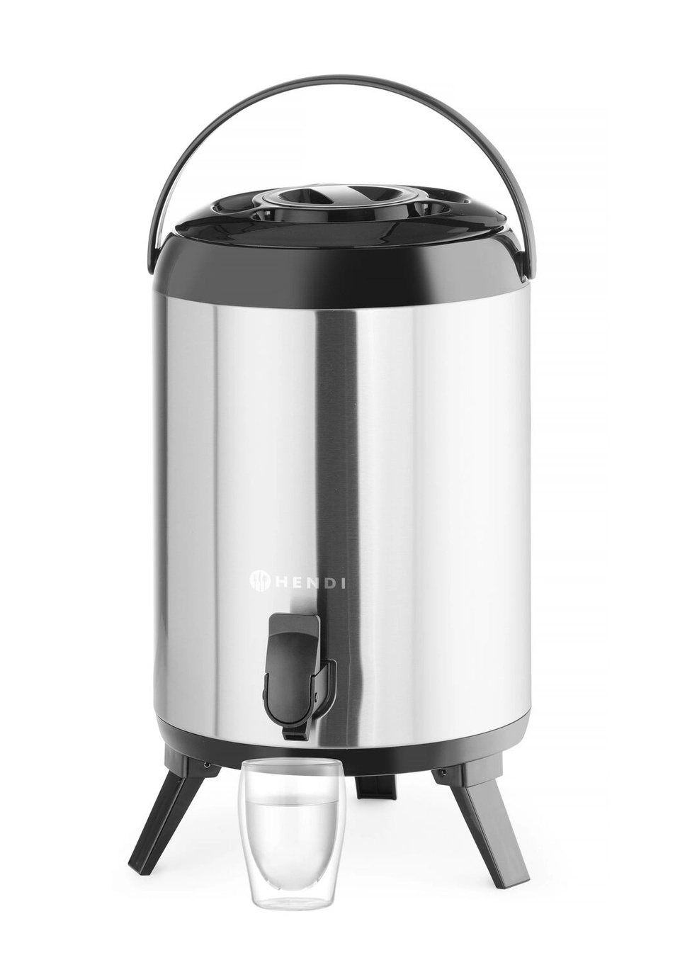 Termosz vendéglátóipari 9 L, leeresztő csap, átmérő 22,6 cm | HENDI 425336