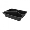 Ebédtároló dobozok elviteles ételekhez, 3 rekeszes, 22,7x17,8x4 cm - 320 db | GUILLIN MAPCOR3C22740DC